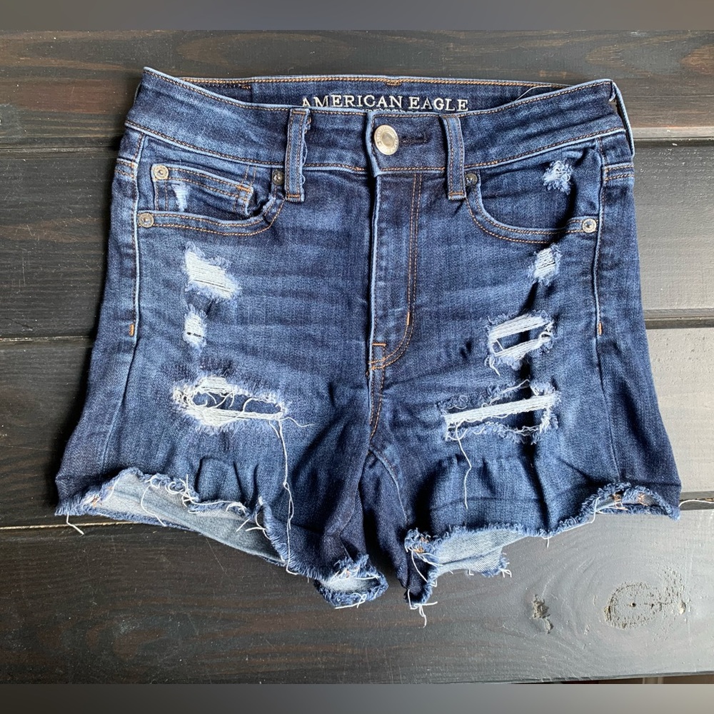 American Eagle High Rise Shortie size 4